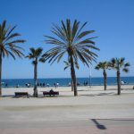 Una playa en Barcelona